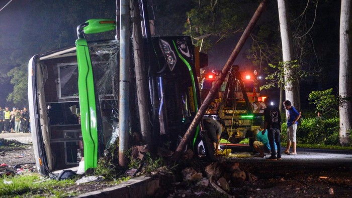 Kumpulan Fakta Hasil Olah TKP Kecelakaan Maut Bus di Subang